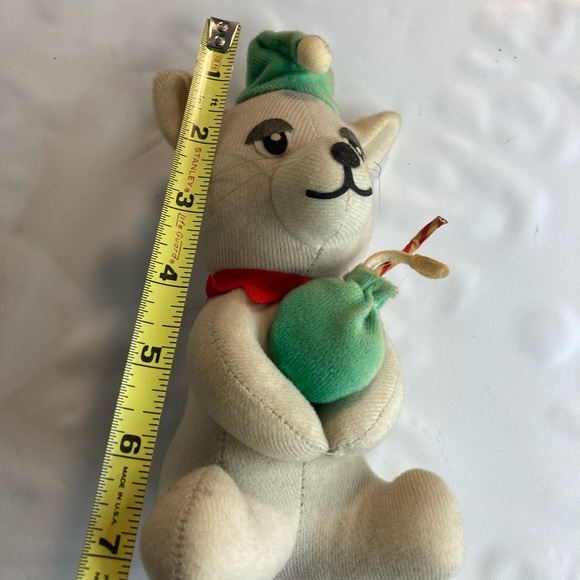 Fun Farm Christmas Mouse Plush 1978 7” - Picture 4 of 5